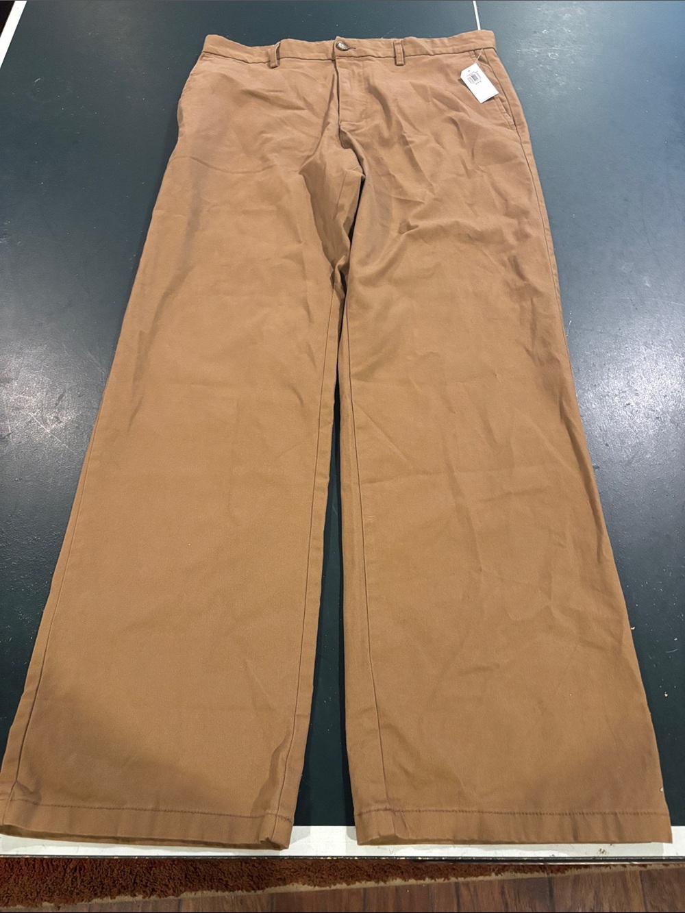 NWT Old Navy Baggy Rotation Chino Built-In Flex Pants Brown Khaki 32x32